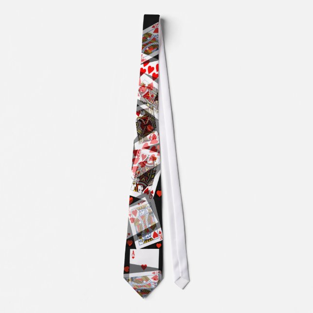 The Royal Flush!  The BIG hand! Tie (Front)