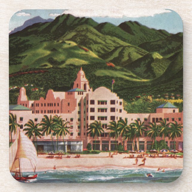 The Royal Hawaiian Hotel Coaster (Front)