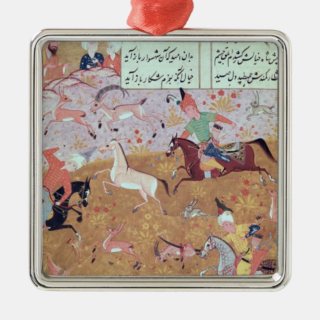 The Royal Hunt Metal Tree Decoration (Front)