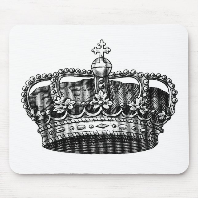 The Royal Me, Victorian Crown Mouse Pad (Front)