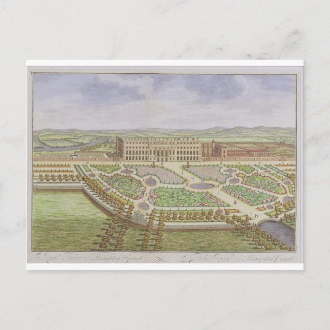 The Royal Palace of Hampton Court, from 'Survey of Postcard (Front)