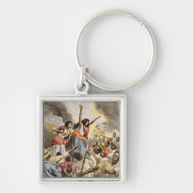 The Royal Princesses Preaching the Holy War Key Ring (Front)
