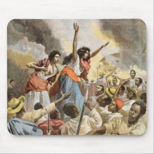 The Royal Princesses Preaching the Holy War Mouse Mat