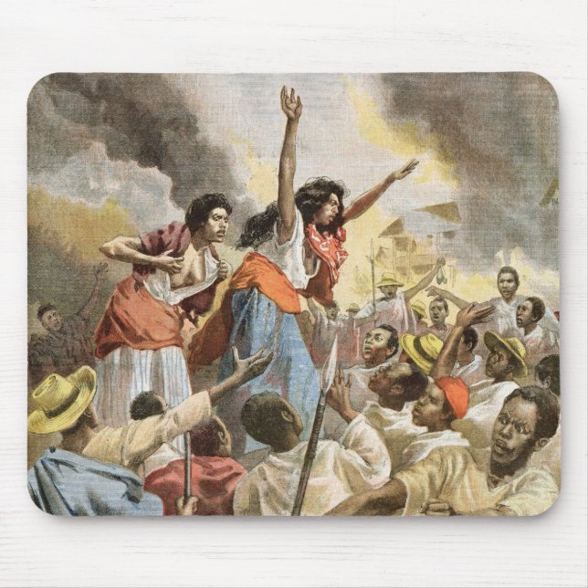 The Royal Princesses Preaching the Holy War Mouse Mat (Front)