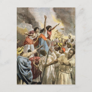 The Royal Princesses Preaching the Holy War Postcard