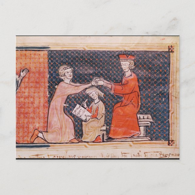 The Royal Prosecutor, the Scribe Postcard (Front)