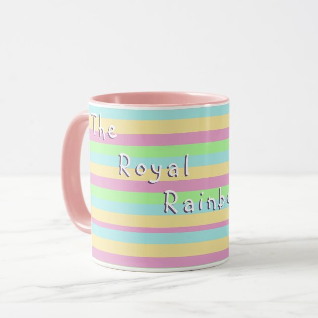 The Royal Rainbow Thing Mug (Front Left)