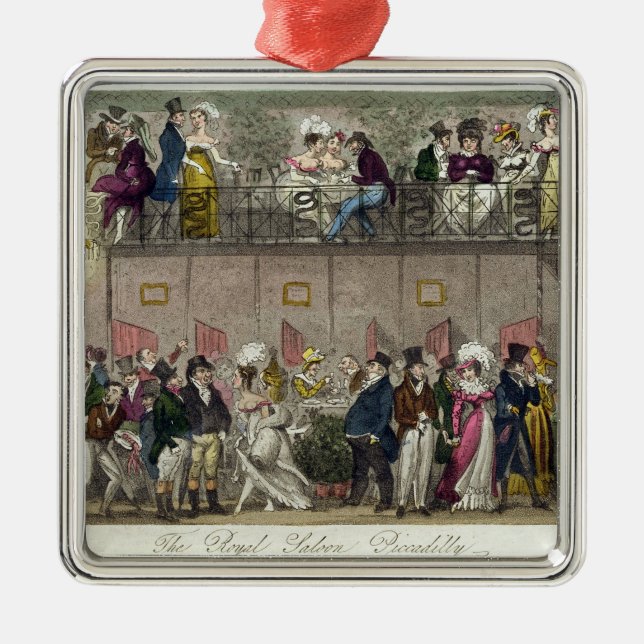 The Royal Saloon, Piccadilly, from 'The English Sp Metal Tree Decoration (Front)