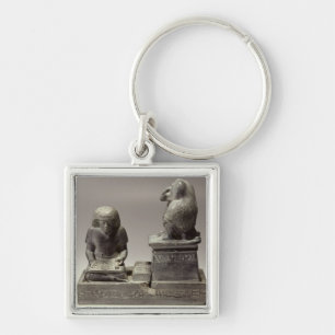 The royal scribe Nebmertuf writing under the prote Key Ring
