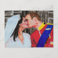 The Royal Seal -postcard-pastel art
