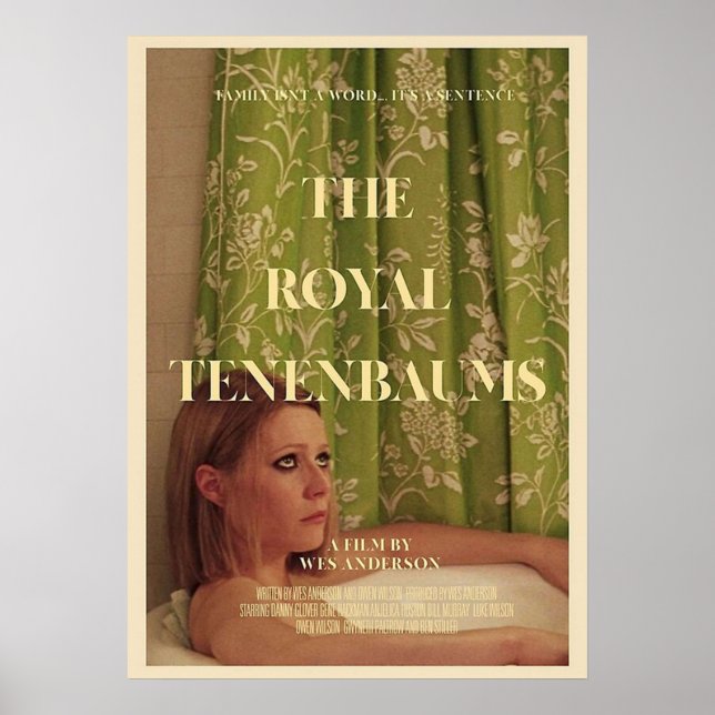 the royal tenenbaums poster (Front)