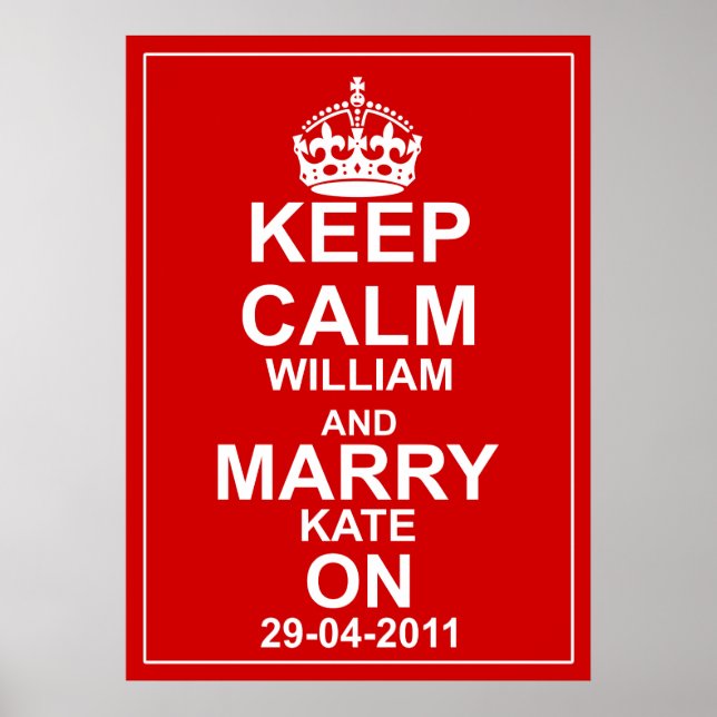 The Royal Wedding Poster (Front)