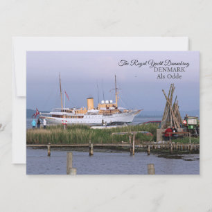 The Royal Yacht Dannebrog Greeting Card! Holiday Card