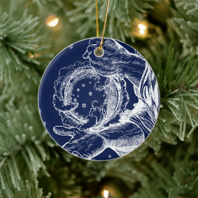 The Rubaiyat of Omar Khayyam Creation Ceramic Tree Decoration (Tree)