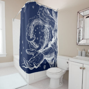 The Rubaiyat of Omar Khayyam Creation Shower Curtain
