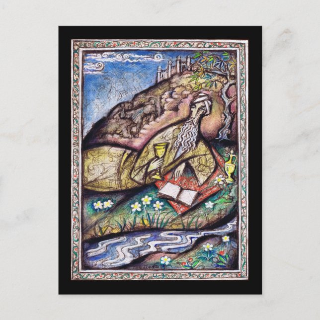 The Rubaiyat of Omar Khayyam Postcard (Front)