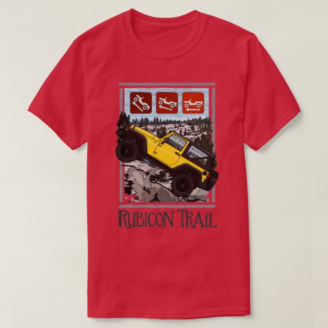 The Rubicon Trail3 T-Shirt (Design Front)