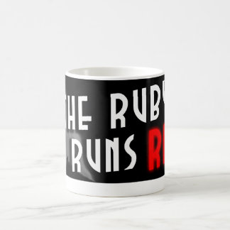 The Ruby Runs Red Logo Mug
