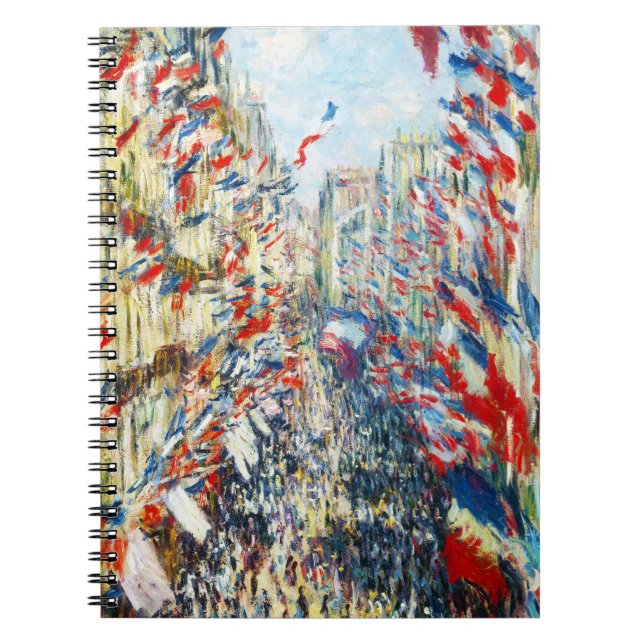 The Rue Montorgueil, Paris, Festival of June Notebook (Front)