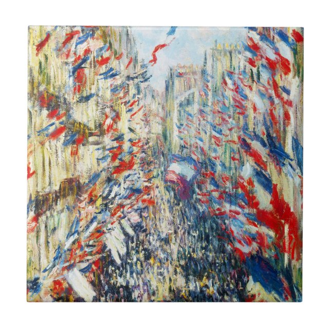 The Rue Montorgueil, Paris, Festival of June Tile (Front)