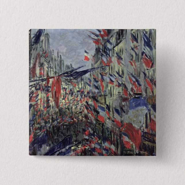 The Rue Saint-Denis 15 Cm Square Badge (Front)