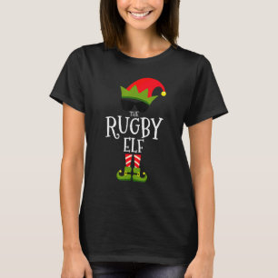 The Rugby Elf Costume Matching Family Group Christ T-Shirt
