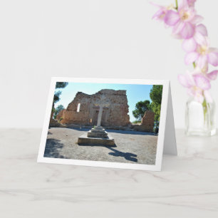 The Ruins of Ermita de Santa Bárbara, Lliria Card