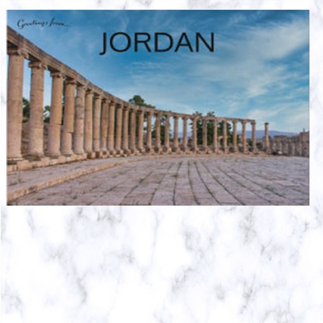 The Ruins of Jerash Jordan Postcard (Creator Uploaded)