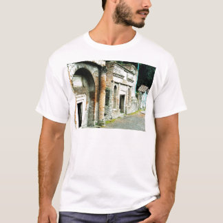 The Ruins of Pompeii - marketplace with temples T-Shirt