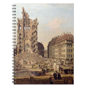 The Ruins of the old Kreuzkirche, Dresden Notebook