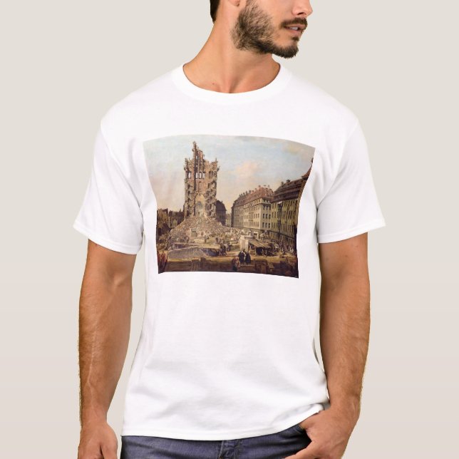 The Ruins of the old Kreuzkirche, Dresden T-Shirt (Front)