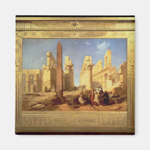 The Ruins of the Palace of Karnak at Thebes Magnet