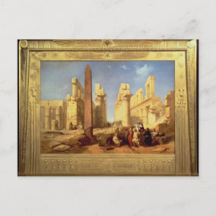 The Ruins of the Palace of Karnak at Thebes Postcard