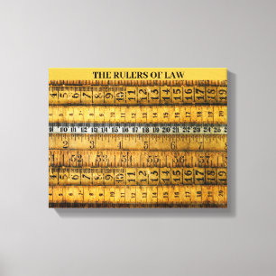 THE RULERS OF LAW CANVAS PRINT