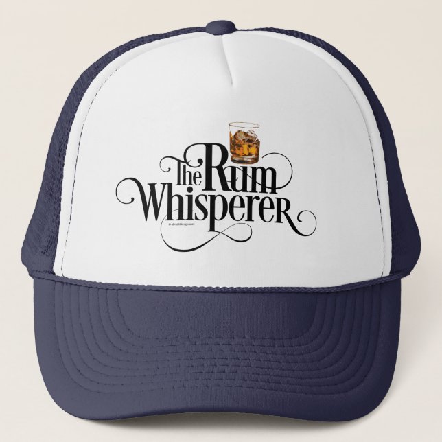 The Rum Whisperer Trucker Hat (Front)