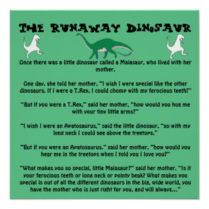 The Runaway Dinosaur Poster