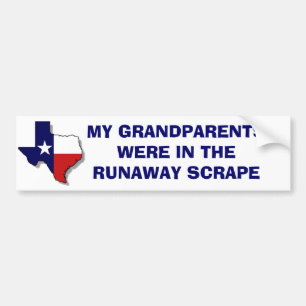 THE RUNAWAY SCRAPE BUMPER STICKER