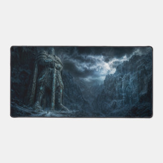 The Rune Sentinel – Colossal Armoured Guardian Desk Mat