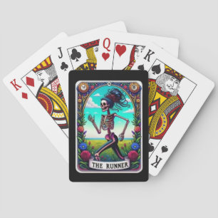 The Runner Skeleton Tarot Poker Cards