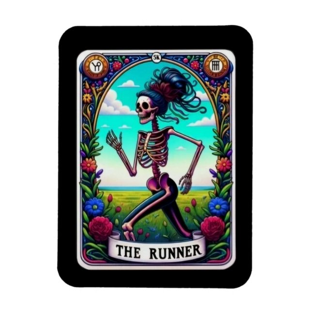 The Runner Tarot Card Magnet (Vertical)