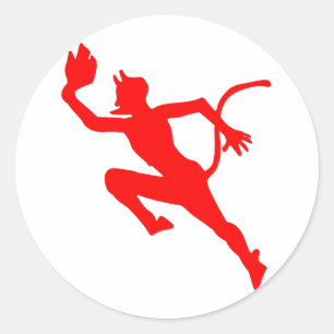The Running Devil U-552 Classic Round Sticker