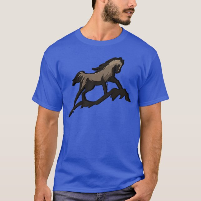THE RUNNING HORSE family T-Shirt (Front)
