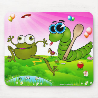 The Running Snake (Ide Zmija) Mouse Pad