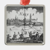 The Russian army besieging Narva in 1700
