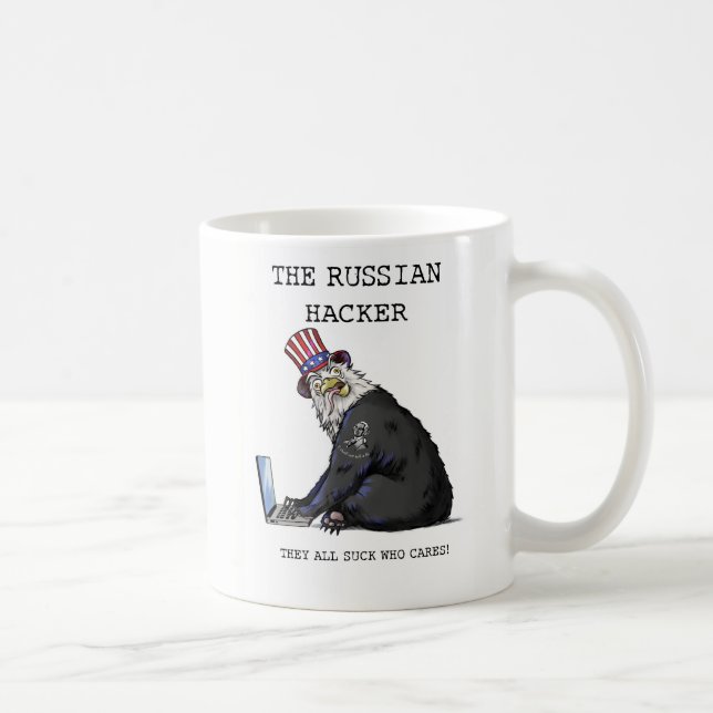 The Russian Hacker Coffee Mug (Right)
