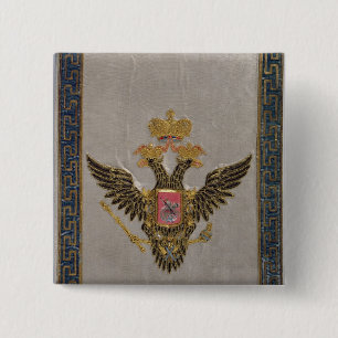 The Russian Imperial Family' 15 Cm Square Badge