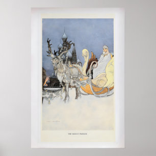 The Russian Princess by Charles Robinson  Vintage Poster