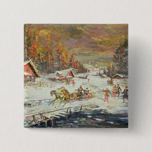The Russian Winter, 1900-10 15 Cm Square Badge
