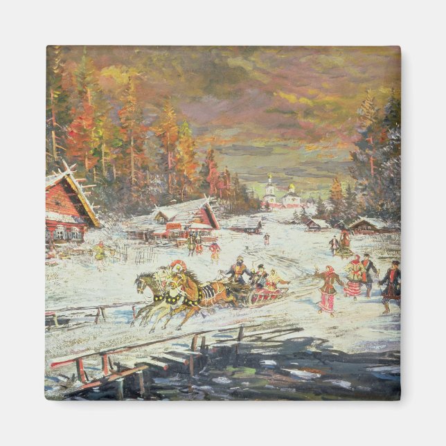 The Russian Winter, 1900-10 Magnet (Front)