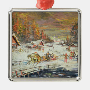 The Russian Winter, 1900-10 Metal Tree Decoration